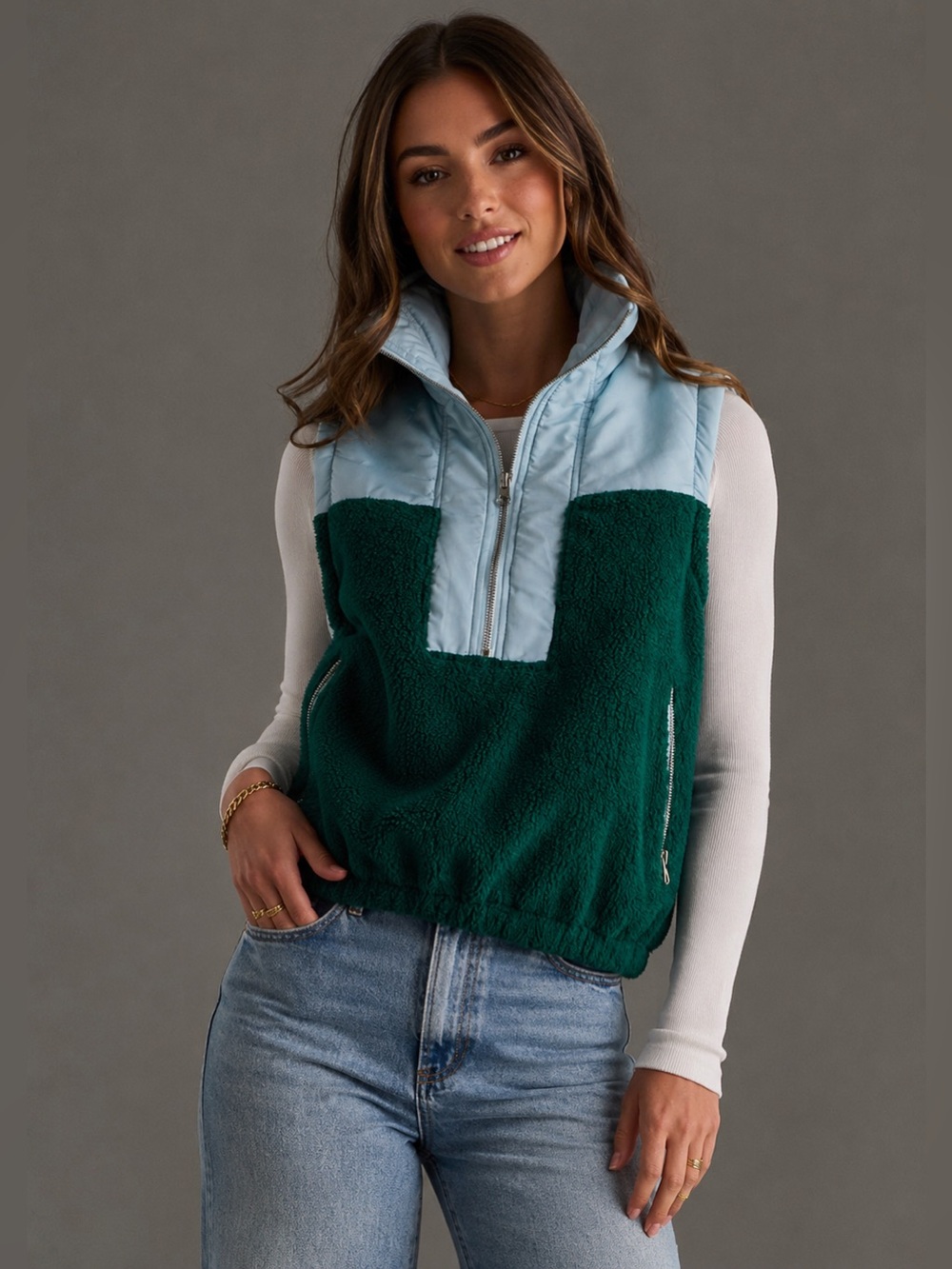 Backcountry Ski graphic vest